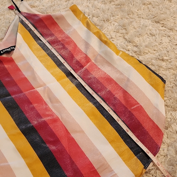 Express Tank Top Striped Adjustable Straps - Picture 4 of 8